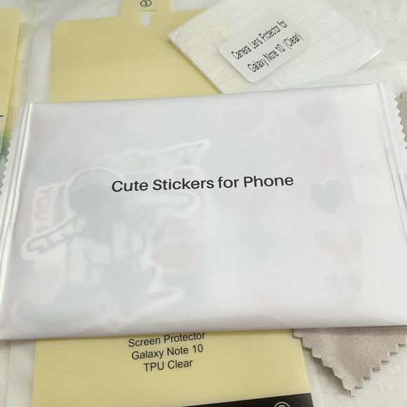 Galaxy Note 10 Screen Protector Include 2 Pack Screen Protector - Picture 6 of 7